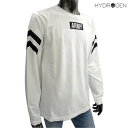 ハイドロゲン HYDROGEN メンズ トップス ロンT 長袖 ロゴ フロントARMYロゴ スリーブロゴ バックスカルロゴプリント入りロングTシャツ 白 250621 001 (R24200) 91A【送料無料】 【smtb-TK】