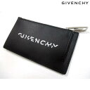ジバンシー GIVENCHY メンズ 小物 小銭入れ コインケース カードケース パスケース ロゴ ユニセックス可 GIVENCHYロゴ入りジップ付カードケース...