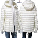 モンクレール MONCLER レディース アウター ダウン ジャケット RAIE ロゴ MONCLERロゴ・ウエスト紐付きダウンジャケット 白 1B10300 53048 034 (R178200) 02S 春夏 【送料無料】 【smtb-TK】