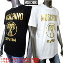 モスキーノ Tシャツ メンズ モスキーノ MOSCHINO メンズ トップス Tシャツ 半袖 ロゴ 2color MOSCHINOゴールドロゴ・フラミンゴロゴ付Tシャツ 白/黒 A1910 2303 0001/0555 (R22700) 02S 春夏【送料無料】 【smtb-TK】