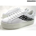 ディースクエアード DSQUARED2 レディース 靴 スニーカー ロゴ DSQUARED2ロゴ・反転ロゴプリント・ソールカナダロゴ付きスニーカー ホワイト S...
