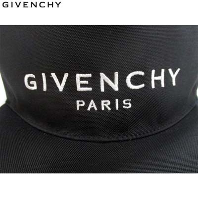 ジバンシー GIVENCHY メンズ 帽子 キャップ ロゴ ユニセックス可 GIVENCHY刺繍ロゴ入りキャップ ブラック BPZ001 K0CE 001 (R46200) 02S 2020年春夏新作 【送料無料】 【smtb-TK】