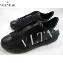 ヴァレンティノ VALENTINO メンズ 靴 スニーカー サイドVLTNロゴ・ソール/タン部分ロゴ・後部スタッズ付きスニーカー ブラック バレンティノ バレン...