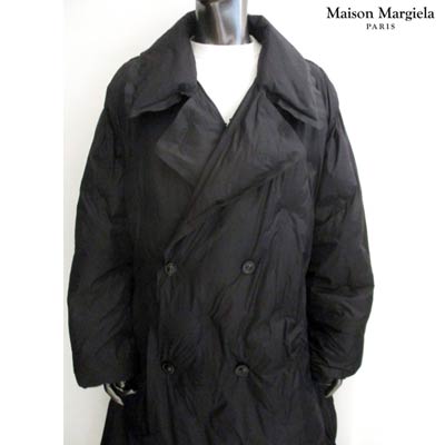 メゾン マルタン マルジェラ MAISON MARGIELA メンズ アウター ダウン ジャケット コート オーバーサイズロングダウンコート ブラック S50AH0093 S49203 900 (R457500) 02A 2020年秋冬新作【送料無料】 【smtb-TK】