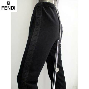 フェンディ FENDI メンズ ボトムス ロゴ setup着可(トップス別売り) シルク混・サイドFFズッカ柄ライン入りスウェットパンツ ブラック FB0461 A2F1 F0QA1 (R157300) 02A 2020年秋冬新作【送料無料】 【smtb-TK】