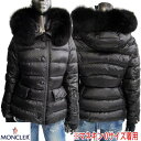 【完売】モンクレール MONCLER レディース アウター ダウンジャケット ARMONIQUE 袖トリコロールライン・アーム部分ロゴワッペン・フォックスファー付きダウンジャケット ブラック 1A52202 53071 999 (R270600) 02A 秋冬【送料無料】 【smtb-TK】