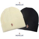 モンクレール 帽子 メンズ モンクレール グルノーブル MONCLER GRENOBLE メンズ 帽子 キャップ ニット帽 ロゴ ユニセックス可 2color MONCLERロゴワッペン付きニット帽 白/黒 3B70000 04761 034/999 (R29700) 02A 秋冬【送料無料】 【smtb-TK】