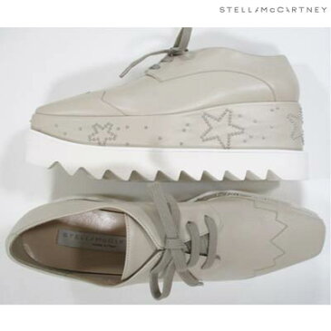 ステラマッカートニー STELLA McCARTNEY レディース 靴 スニーカー 厚底 ロゴ ELYSE エリス ソール部分スターモチーフラインストーン付き厚底スニーカー ベージュ 800200 W1CU0 9300 (R115500) 02A 2020年秋冬新作【送料無料】 【smtb-TK】