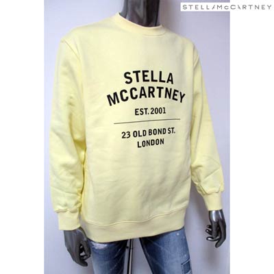 ステラマッカートニー STELLA McCARTNEY メンズ トップス スウェット トレーナー ロゴ フロントSTELLA MCCARTNEYロゴプリント付スウェット イエロー 601847 SMP83 7052 (R70400) 02A 秋冬【送料無料】 【smtb-TK】