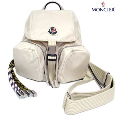 【完売】モンクレール MONCLER レディース 鞄 バッグ ボディーバッグ バックパック型・留め具部分ロゴ刻印・ロゴワッペン付きボディーバッグ 白 アイボリー SL70200 02SJK 070 (R97900) 02A 秋冬【送料無料】 【smtb-TK】のサムネイル