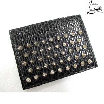 未使用 クリスチャンルブタン パンチング ケース カードケース レザー 楽天市場】クリスチャンルブタン カードケース（クレジット