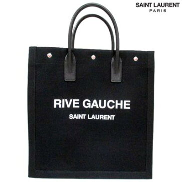 サンローランパリ SAINT LAURENT PARIS メンズ 鞄 バッグ ロゴ ユニセックス可 SAINT LAURENT RIVE GAUCHEロゴ付きトートバッグ ブラック 632539 96N9E 1070 (R152900) 02A 2020年秋冬新作【送料無料】 【smtb-TK】