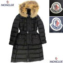 モンクレール MONCLER レディース アウター ダウン コート ジャケット ロゴ KHLOE　クロエ 2color フォックスファー使用・MONCLERロゴ刻印ベルト付きダウンコート ネイビー/ブラック 1C51202 68065 778/999 (R308000/R388000/R462000) GB02A 秋冬【送料無料】 【smtb-TK】