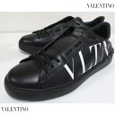 ヴァレンティノ VALENTINO メンズ 靴 スニーカー ロゴ VLTNロゴ・かかと部分スタッズ付ローカットスニーカー ブラック バレンティノ バレンチノ ヴ...