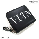 ヴァレンティノ VALENTINO メンズ 小物 カードケース パスケース ユニセックス可 VLTN/VALENTINOロゴ入りラウンドファスナーカードケース ...