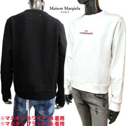 メゾン・マルタン・マルジェラ メゾン マルタン マルジェラ MAISON MARGIELA メンズ トップス スウェット トレーナー ロゴ 2color フロントMAISON MARGIELAロゴ刺繍付きスウェット ブラック S50GU0166 S25503 101/900 (R85800) GB121 春夏【送料無料】 【smtb-TK】