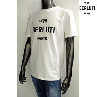 【楽天市場】ベルルッティ BERLUTI メンズ トップス Tシャツ 半袖 ロゴ BERLUTI 1895ロゴワッペン付きTシャツ ホワイト