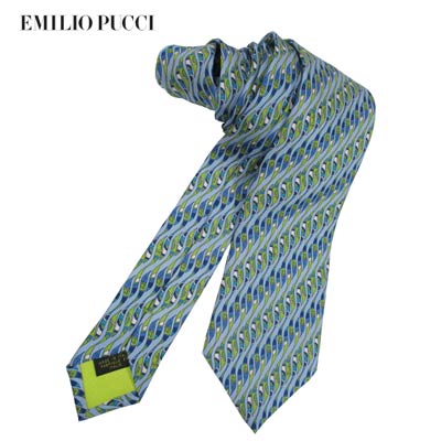 エミリオ プッチ Emilio Pucci メンズ 小物 ネクタイ ブルー グリーン系 シルク100%Emilio Pucciブランドロゴ入りネクタイ マルチカラー PUCCI-TI-D (R12800) YA121 春夏【送料無料】 【smtb-TK】 エミリオ プッチ Emilio Pucci メンズ 小物 ネクタイ ブルー グリーン系 シルク100%Emilio Pucciブランドロゴ入りネクタイ マルチカラー PUCCI-TI-D (R12800) YA121 春夏【送料無料】 【smtb-TK】