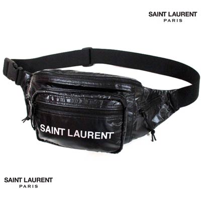 サンローラン ウエストポーチ メンズ サンローランパリ SAINT LAURENT PARIS メンズ 鞄 バッグ ボディーバッグ ロゴ ユニセックス可 SAINT LAURENTロゴプリント付ボディーバッグ ブラック 581375 HO21Z 1054 (R93500/R110000) 121 秋冬【送料無料】 【smtb-TK】