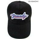 ジバンシー GIVENCHY メンズ 小物 帽子 キャップ ロゴ ユニセックス可 GIVENCHYロゴワッペン付きキャップ ブラック 黒 ブルー 水色 男女兼用...
