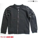ハイドロゲン HYDROGEN メンズ キッズ トップス スウェット ロゴ 色違いも有 マルチロゴプリント・袖口スカルロゴプリント付きジップアップスウェット ブ...
