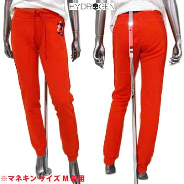 ハイドロゲン HYDROGEN レディース パンツ ボトムス ロゴ フラワースカルロゴワッペン付きカモ柄スウェットパンツ オレンジ 0B5102 ORANGE (R18400) DB12S 【送料無料】 【smtb-TK】