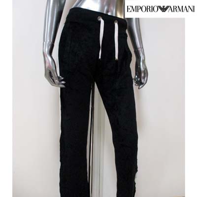 アルマーニ EMPORIO ARMANI レディース パンツ セットアップ 上別売り ロゴ サイドライン・EA7ロゴ付きセットアップジャージ 282065 9S218 00020 (R38800) 9S 【送料無料】 【smtb-TK】