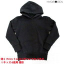 ハイドロゲン HYDROGEN キッズ 子供服 トップス パーカー ロゴ ※薄くフロントにロゴプリントがあります。 フロントロゴ付パーカー ブラック 15200...