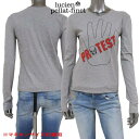ルシアンペラフィネ lucien pellat-finet レディース Tシャツ トップス 長袖 ロンT フロントPROTEST/スカルロゴ/ハンドデザインプリ...