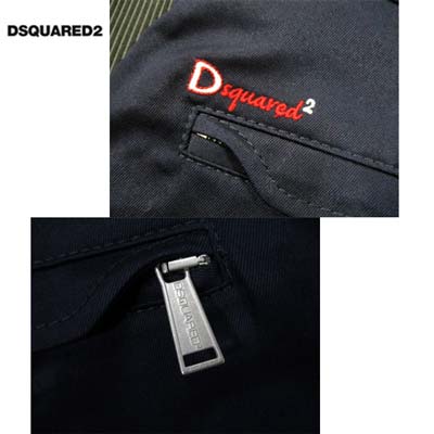 ディースクエアード DSQUARED2 メンズ パンツ ボトムス セットアップ着用可(アウター別売り) ジップ付きポケット・刺繍ロゴ・ライン入りチノパンツ ネイビー S74KA0541 S37488 088 (R61950) 【送料無料】【smtb-tk】 13S