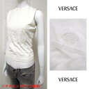 ヴェルサーチ VERSACE レディース トップス Tシャツ 半袖 メデューサ刺繍デザインノースリーブTシャツ 白 FV6740 11441 001 (R980...