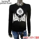 ルシアンペラフィネ lucien pellat-finet レディース トップス ロンT 長袖 ロゴ スカル/ヘンププリントロングTシャツ ブラック EVF11...