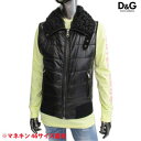 ドルチェ&ガッバーナ DOLCE&GABBANAドルガバ メンズ アウター ジャケット ベスト ロゴ シープスキン使用・襟部分ボア・ジップロゴ刻印付きナイロンベスト ブラック G7147T FUMN6 N0000 (R108150) GB10A 【送料無料】 【smtb-TK】(4)