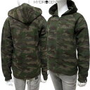 ハイドロゲン HYDROGEN レディース トップス パーカー フーディー ロゴ H刺繍ロゴ付カモ柄ジップアップパーカー カモ柄 カーキ グリーン 155022...