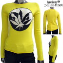 ルシアンペラフィネ lucien pellat-finet レディース トップス ニット セーター ロゴ カシミヤ100%・ヘンプリーフロゴ付カシミヤライトニッ...