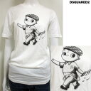 ディースクエアード DSQUARED2 レディース トップス Tシャツ 半袖 ロゴ ポップロゴプリント・バックネックDSQUARED2ロゴプリント付Tシャツ S72GC0980 S21600 100 71S (R28080)【送料無料】【smtb-TK】