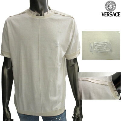 乐天商城 - ヴェルサーチ VERSACE 【サイズ54】 アンサンブル半袖 Tシャツ A55016 A201167 A380 ベージュ (R63800)【送料無料】【smtb-TK】