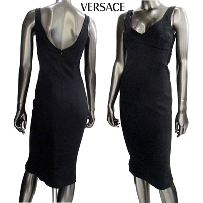 ヴェルサーチ VERSACE レディース オールブラックドレスタイトワンピース タイト ワンピース ブラック 黒 331853VJC 80 (R79900) 9S【送料無料】 【smtb-TK】 ヴェルサーチ VERSACE レディース オールブラックドレスタイトワンピース タイト ワンピース ブラック 黒 331853VJC 80 (R79900) 9S【送料無料】 【smtb-TK】