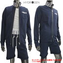 ハイドロゲン(HYDROGEN)メンズ アウター ジャケット ロゴ セットアップ着用可(ボトムス別売り) ネック/ポケットストライプ柄・スカルロゴジップ付ジップジャケット