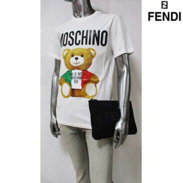 フェンディ FENDI メンズ ポーチ ミニバッグ 鞄 ユニセックス可 FENDI刺繍ロゴ・内部カード入れ付きキャンバススリムクラッチバッグ ブラック 7N0111 AFBD F0GXN (R68200) 121 2021年春夏新作【送料無料】 【smtb-TK】