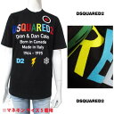 ディースクエアード DSQUARED2 レディース トップス Tシャツ 半袖 カットソー ロゴ マルチロゴ・レインボカラーDSQUARED2ロゴ付Tシャツ ブラ...