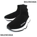 バレンシアガ BALENCIAGA レディース 靴 スニーカー スピードトレーナー ロゴ トゥ部分BALENCIAGAロゴ・ソールロゴ刻印付ソックススニーカー ブラック 587280 W2DBQ 1015 (R93500) 122 秋冬【送料無料】 【smtb-TK】