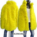 バレンシアガ BALENCIAGA メンズ アウター ジャケット コート ロゴ unisex可 アシンメトリーデザイン・モヘア使用・裏地総柄BALENCIAGA...