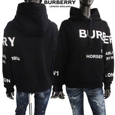 バーバリーBURBERRY レディース トップス パーカー フーディ ロゴ ユニセックス可 BURBERRYランダムロゴ付パーカー ブラック 8040767 113837 A1189 (R94600/R103400) 221 2023年春夏新作【送料無料】 【smtb-TK】