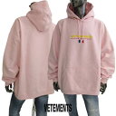 ヴェトモン VETEMENTS メンズ トップス パーカー フーディー ロゴ ※同デザインで色違いもあり HAUTE COUTURE フロントVETEMENTS...