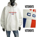 ヴェトモン VETEMENTS メンズ トップス パーカー フーディー ロゴ ※同デザインで色違いもあり HAUTE COUTURE フロントVETEMENTS...
