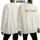 ヴェトモン VETEMENTS メンズ スウェット トレーナー トップス ユニセックス可 ※同じデザインで色違いもあり マルチカラークリスタルラインストーンVE...