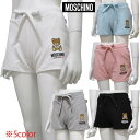モスキーノ(MOSCHINO)MOSCHINO BEARロゴ・タグ付きハーフパンツ ※セットアップ着用可(トップス別売り)