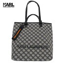 カールラガーフェルド KARL LAGERFELD メンズ 鞄 バッグ トートバッグ ロゴ ユニセックス可 モノグラム KARLロゴ入りウェビングタブ付 ショル...