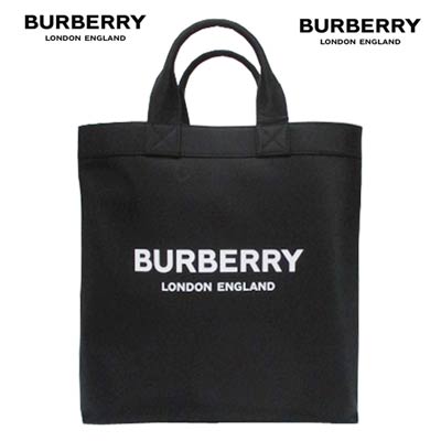 バーバリー BURBERRY メンズ 鞄 バッグ トートバッグ ロゴ ユニセックス可 BURBERRYロゴプリント・内部ジップポケット・ショルダーストラップ付き2wayトートバッグ ブラック 8026233 117221 A1189 (R125400/R143000) 221 春夏新作 【送料無料】 【smtb-TK】